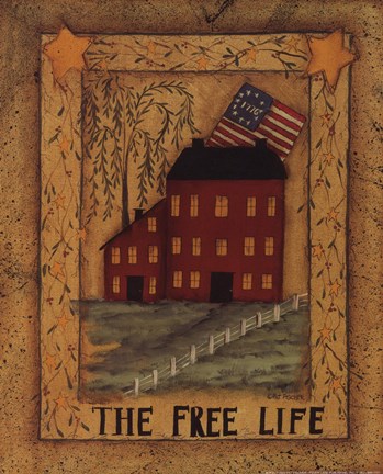 Framed Free Life Print