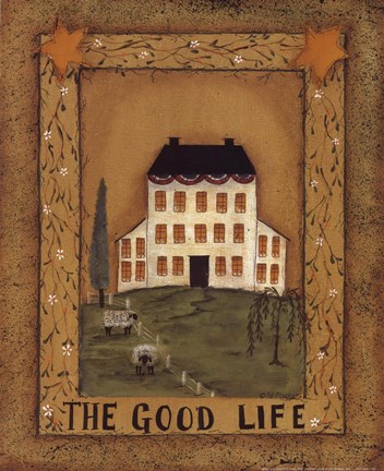 Framed Good Life Print