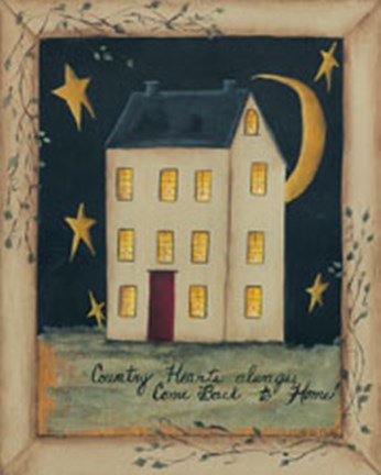 Framed Back to Home Print