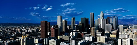 Framed Skyline from TransAmerica Center Los Angeles CA USA Print
