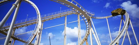 Framed Batman The Escape Rollercoaster, Astroworld, Houston, Texas, USA Print