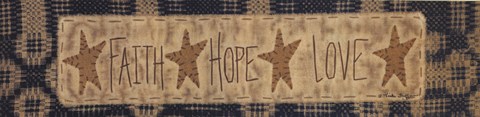 Framed * Faith * Hope * Love * Print