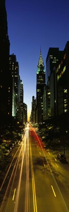 Framed Lexington Avenue, Cityscape, NYC, New York City, New York State, USA Print