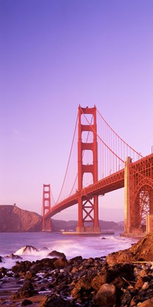 Framed Golden Gate Bridge (horizontal view) Print