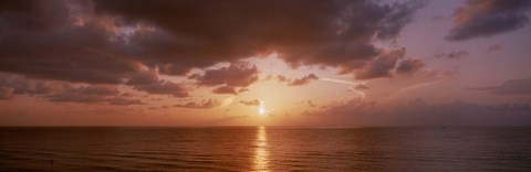 Framed Sunrise Miami FL USA Print