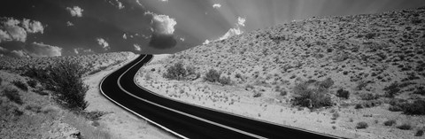 Framed Road, Las Vegas, Nevada, USA Print