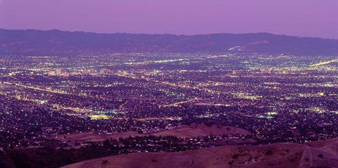 Framed Aerial Silicon Valley San Jose California USA Print