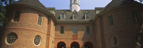 Framed Low angle view of a government building, Capitol Building, Colonial Williamsburg, Virginia, USA Print