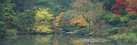 Framed Japanese Garden Seattle WA Print