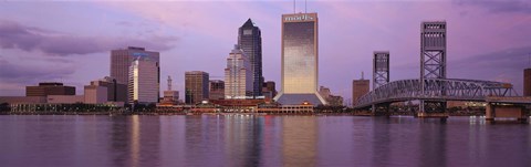 Framed Jacksonville FL Print