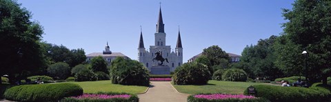 Framed St Louis Cathedral Jackson Square New Orleans LA USA Print