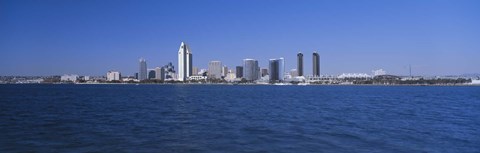 Framed Skyscrapers in a city, San Diego, California Print