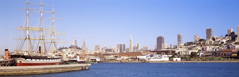 Framed San Francisco and Harbor Print