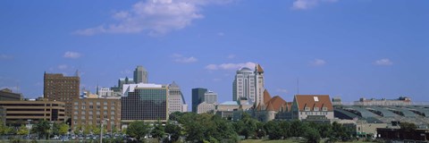 Framed Buildings in St Louis, Missouri Print