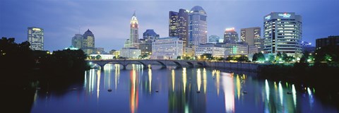 Framed Columbus OH Print