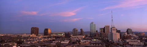 Framed Buildings in a city, Phoenix, Maricopa County, Arizona, USA Print