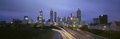 Framed Atlanta traffic, Georgia Print