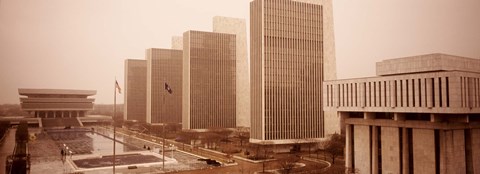 Framed Government Center, Albany, New York State, USA Print