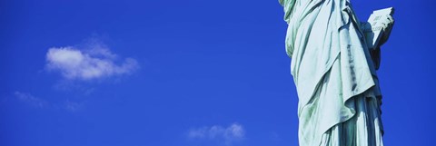 Framed Mid section view of a statue, Statue of Liberty, Liberty State Park, Liberty Island, New York City, New York State, USA Print