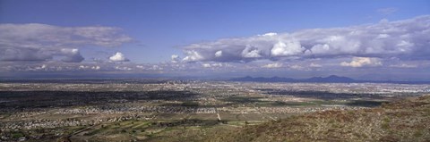 Framed Clouds over a landscape, South Mountain Park, Phoenix, Maricopa County, Arizona, USA Print