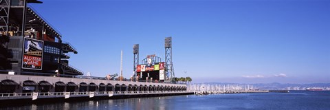 Framed Baseball park at the waterfront, AT&amp;T Park, San Francisco, California, USA Print