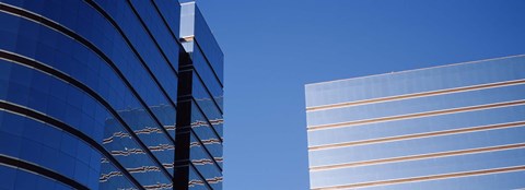 Framed Skyscrapers in a city, Midtown plaza, Atlanta, Fulton County, Georgia, USA Print