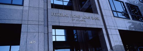 Framed Facade of a bank building, Federal Home Loan Bank, Atlanta, Fulton County, Georgia, USA Print