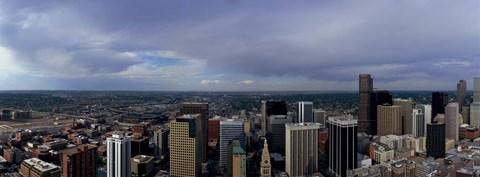 Framed Buildings in a city, Denver, Denver county, Colorado Print