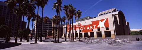 Framed Art museum in a city, Downtown San Jose, California Print