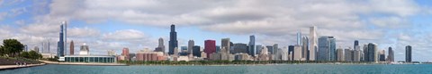 Framed City at the waterfront, Lake Michigan, Chicago, Cook County, Illinois, USA 2010 Print