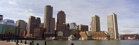 Framed City at the waterfront, Fan Pier, Boston, Suffolk County, Massachusetts, USA 2010 Print