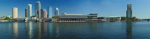 Framed Buildings at the waterfront, Tampa, Hillsborough County, Florida, USA Print