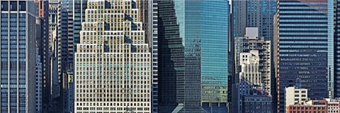Framed Skyscrapers in New York City, 2011 Print