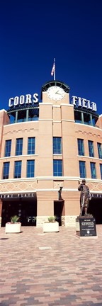 Framed Facade of a baseball stadium, Coors Field, Denver, Denver County, Colorado, USA Print