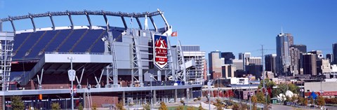 Framed Sports Authority Field at Mile High, Denver, Colorado Print