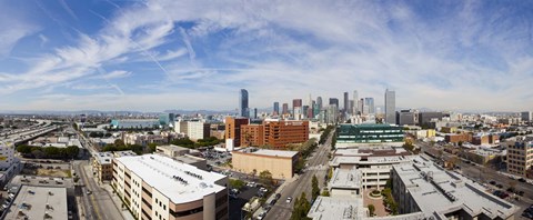 Framed Buildings in Downtown Los Angeles, Los Angeles County, California, USA 2011 Print