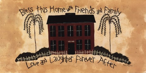 Framed Love and Laughter Forever Print