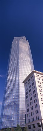 Framed Low angle view of the Devon Tower, Oklahoma City, Oklahoma Print