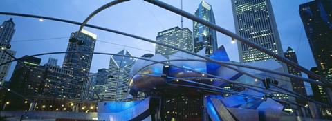 Framed Jay Pritzker Pavilion, Millennium Park, Chicago, Illinois Print