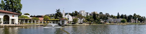 Framed Lake Merritt in Oakland, California, USA Print