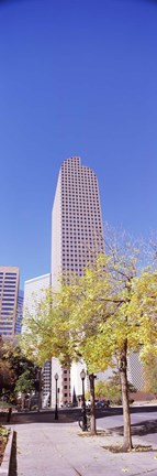 Framed Mailbox building in a city, Wells Fargo Center, Denver, Colorado, USA Print