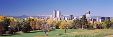 Framed Buildings of Downtown Denver, Colorado, USA Print