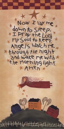 Framed Angels Watch Me Print