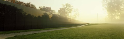 Framed Vietnam Veterans Memorial, Washington DC, District Of Columbia, USA Print