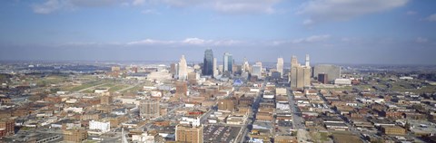 Framed Buildings in a city, Hyatt Regency Crown Center, Kansas City, Jackson County, Missouri, USA Print