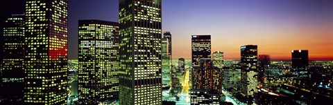 Framed Downtown Los Angeles CA USA Print