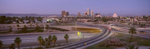 Framed Skyline Phoenix AZ USA Print