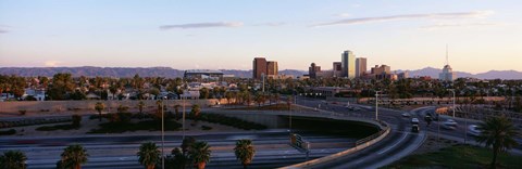 Framed USA, Arizona, Phoenix, sunset Print