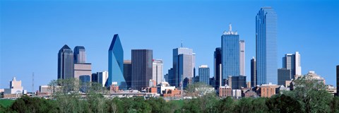 Framed Downtown Dallas Texas Print