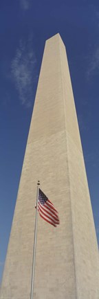 Framed Low Angle View Of The Washington Monument, Washington DC, District Of Columbia, USA Print